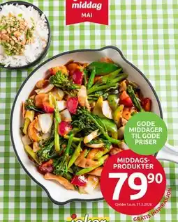 Joker MIDDAGS PRODUKTER tilbud
