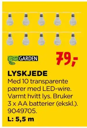 jem & fix LYSKJEDE tilbud