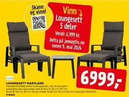 jem & fix LOUNGESETT MARYLAND tilbud