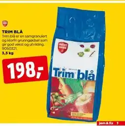 jem & fix TRIM BLÅ tilbud