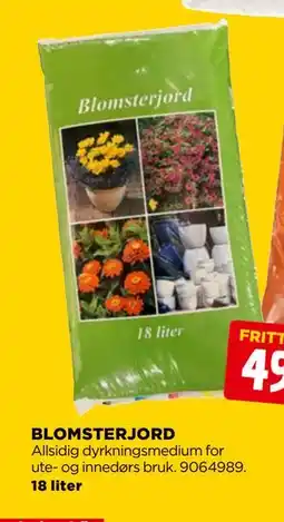 jem & fix BLOMSTERJORD tilbud