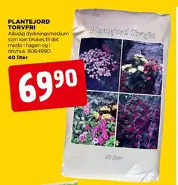 jem & fix PLANTEJORD TORVFRI tilbud
