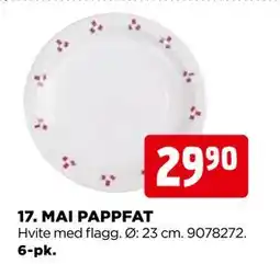 jem & fix 17. MAI PAPPFAT tilbud