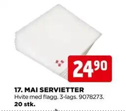 jem & fix 17. MAI SERVIETTER tilbud