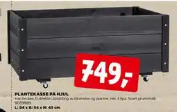 jem & fix PLANTEKASSE PÅ HJUL tilbud