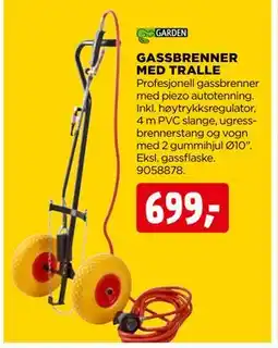 jem & fix GASSBRENNER MED TRALLE tilbud