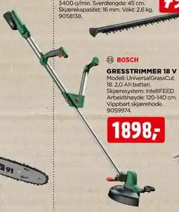 jem & fix GRESSTRIMMER 18 V tilbud