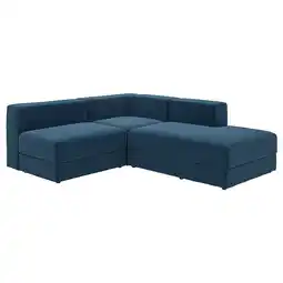 IKEA JÄttebo Hjørnesofa 2,5-seters/sjeselong, høyre/samsala mørk blå tilbud