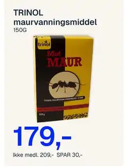 Jernia TRINOL maurvanningsmiddel tilbud
