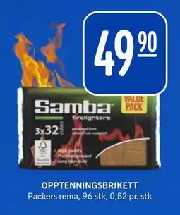 Rema 1000 OPPTENNINGSBRIKETT tilbud