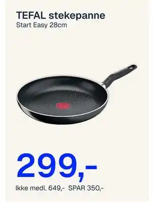 Jernia TEFAL stekepanne tilbud