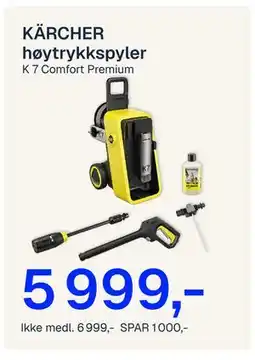 Jernia KÄRCHER høytrykkspyle tilbud