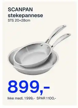 Jernia SCANPAN stekepannese tilbud