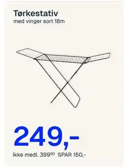 Jernia Tørkestativ tilbud