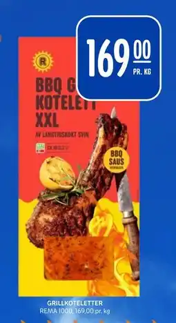 Rema 1000 GRILLKOTELETTER tilbud