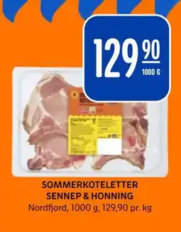 Rema 1000 SOMMERKOTELETTER SENNEP & HONNING tilbud