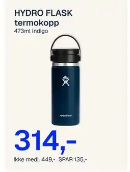 Jernia HYDRO FLASK termokopp tilbud