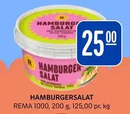 Rema 1000 HAMBURGERSALAT tilbud
