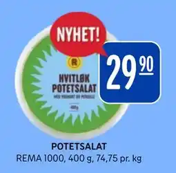 Rema 1000 POTETSALAT tilbud