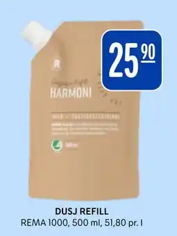 Rema 1000 DUSJ REFILL tilbud