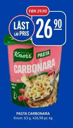 Rema 1000 PASTA CARBONARA tilbud