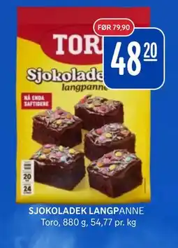 Rema 1000 SJOKOLADEK LANGPANNE tilbud