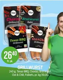Kiwi GRILLWURST tilbud