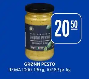 Rema 1000 GRØNN PESTO tilbud