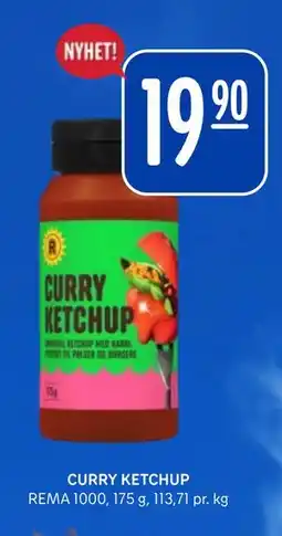 Rema 1000 CURRY KETCHUP tilbud