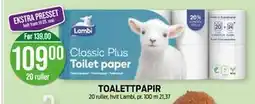 Kiwi TOALETTPAPIR tilbud