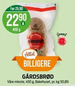 Kiwi GÅRDSBRØD tilbud