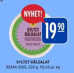 Rema 1000 SYLTET KÅLSALAT tilbud