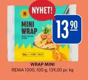 Rema 1000 WRAP MINI tilbud