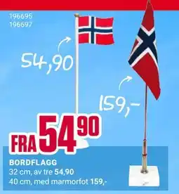 Europris BORDFLAGG tilbud