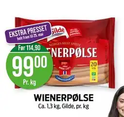 Kiwi WIENERPØLSE tilbud