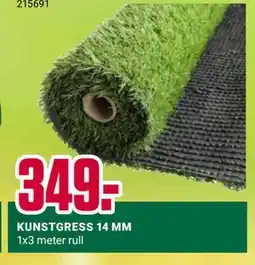Europris KUNSTGRESS 14 MM tilbud