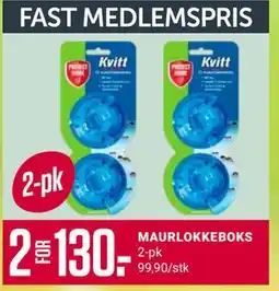 Europris MAURLOKKEBOKS, Medlemspris tilbud