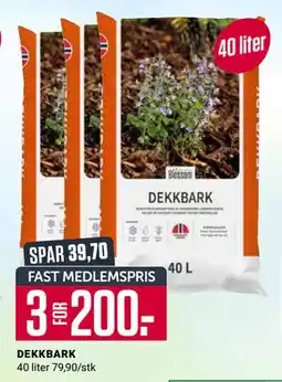 Europris DEKKBARK, Medlemspris tilbud