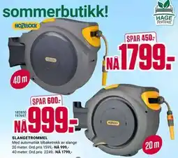 Europris SLANGETROMMEL tilbud