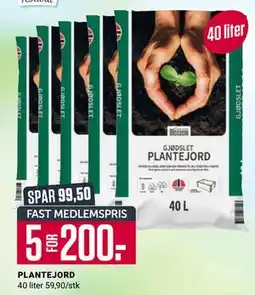 Europris PLANTEJORD, Medlemspris tilbud