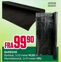 Europris BARKDUK tilbud