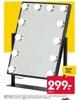 Rusta Speil Linda tilbud