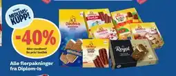 Coop Obs Alle flerpakninger fra Diplom-Is tilbud