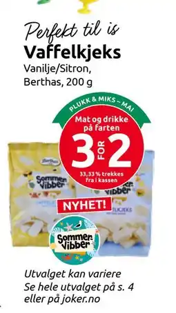 Joker Vaffelkjeks tilbud