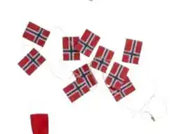 Nille Flaggrekke i bomull tilbud