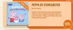 Ark Bokhandel PEPPA ER STORESØSTER tilbud