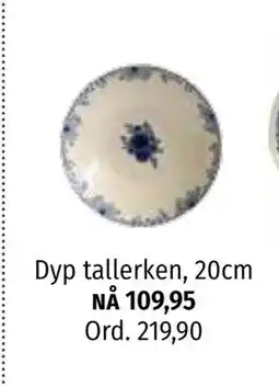 Nille Dyp tallerken, 20cm tilbud