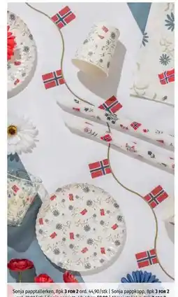 Nille Sonja papptallerken tilbud