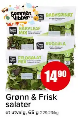 Spar Grønn & Frisk salater tilbud