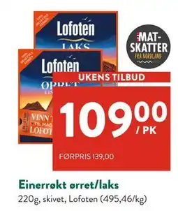 Jacobs Einerrøkt ørret/laks tilbud